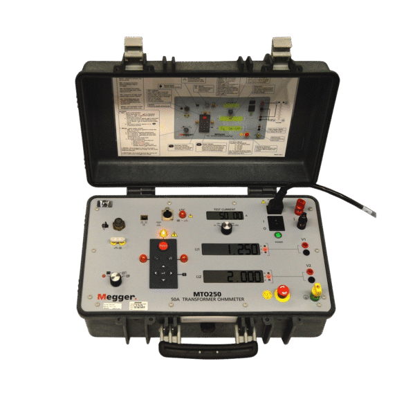 Transformer winding resistance ohmmeters/ MTO250 – 50 A Transformer Ohmmeter