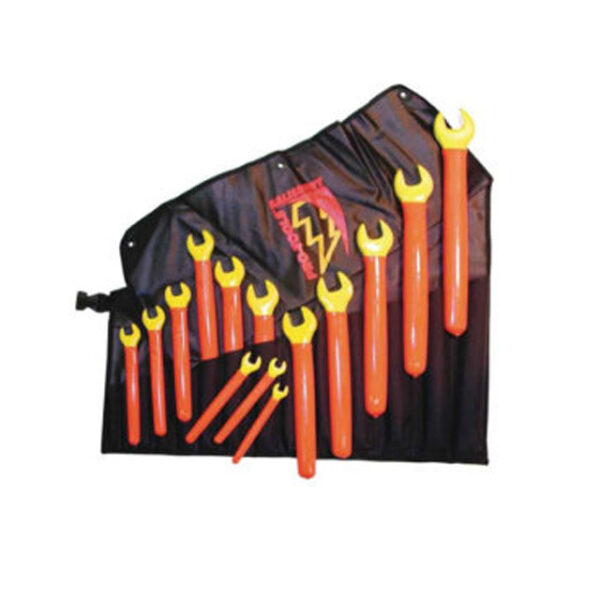 Salisbury Insulated Tool Wrench Set Open End 17 Pieces Metric S241818