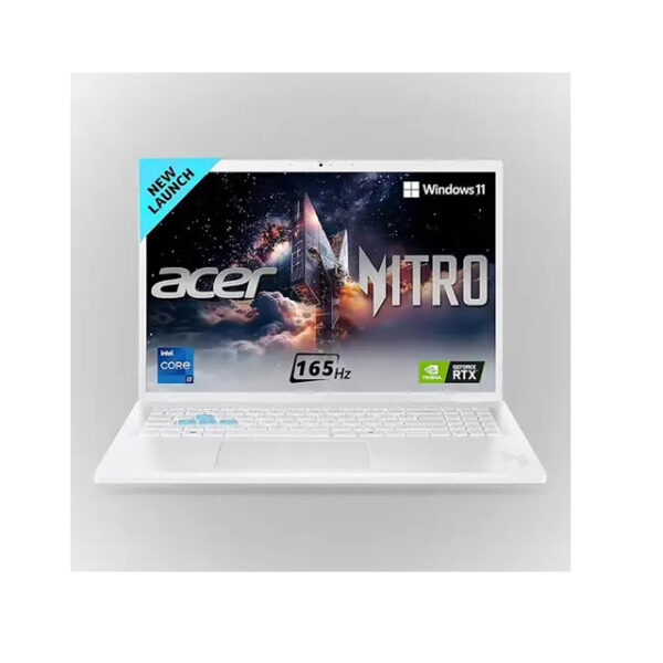 Acer NITRO LITE 16, Gaming Laptop, Intel Core i7-13620H processor, NVIDIA GeForce RTX 3050 - 6 GB GDDR6, 16GB / 512GB SSD, WUXGA IPS, 16.0"/40.64 cm, 165 Hz, Win 11 Home, MSO, Pearl White, 1.95 kg, NL16-71G, Backlit Keyboard