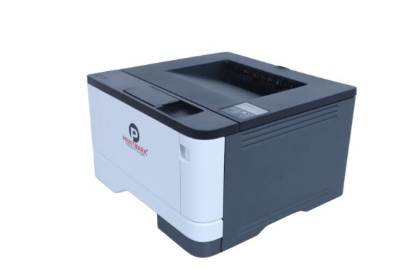 1- Average standard page yield value declared in accordance with ISO/IEC 19752. 2-”Recommended Monthly Page Volume” is a range of pages that helps customers evaluate Printmark’s product offerings based on the average number of pages customers plan to print on the device each month. Printmark recommends that the number of pages per month be within the stated range for optimum device performance, based on factors including: supplies replacement intervals, paper loading intervals, speed, and typical customer usage. 3-” Maximum Monthly Duty Cycle” is defined as the maximum number of pages a device could deliver in a month using a multishift operation. This metric provides a comparison of robustness in relation to other Printmark printers and MFPs. 4-Printers are sold subject to certain license/agreement conditions. 5-Actual Yield may vary based on other factors such as device speed, paper size and feed orientation, toner coverage, tray source, percentage of black-only printing and average print job complexity.